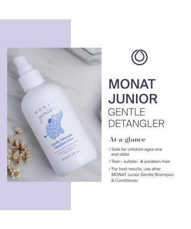 MONAT Junior Gentle Detangler Spray for Kids | All-Natural Tear-Free Sulfate & Paraben-Free | 177 ml e 6 fl oz - Buy Online on GoSupps.com
