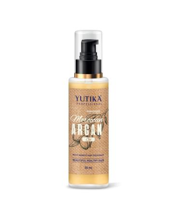 Yutika Professional Moroccan Argan Oil for Men & Women - 30ml (1.01 Fl Oz) - Nourishing & Hydrating Skin & Hair - Buy Online on GoSupps.com