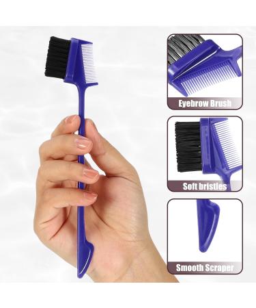 VOCOSTE Dual Comb Eyebrow Brushes - Eyelash & Eyebrow Travel Makeup Tool for Women | Blue 6.77" | International Shipping Available - Buy Online on GoSupps.com