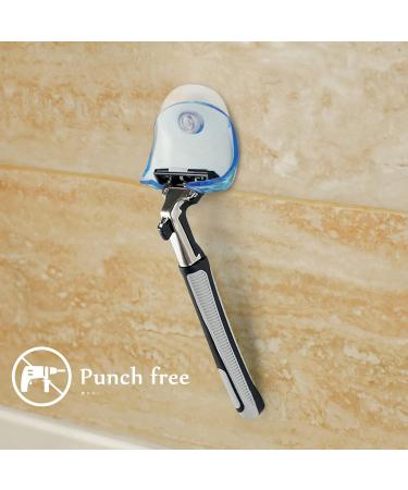 Minkissy 24 Bei-Shaver Holder with Suction Cup - Razor Stand for Shower & Bathroom | Space-Saving Wall Hook Organizer - Buy Online on GoSupps.com