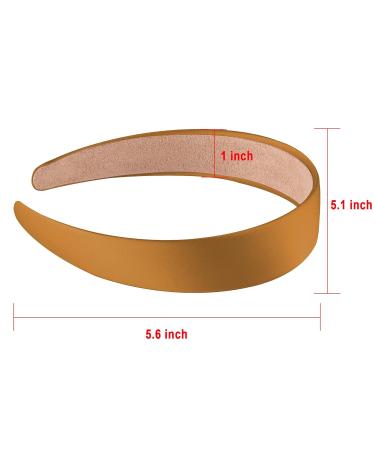 SIQUK 12-Pack Wide Satin Headbands for Women & Girls - 3 cm DIY Hairbands in 12 Dark Colors - Ideal for Fashion & Hairstyling - Buy Online on GoSupps.com