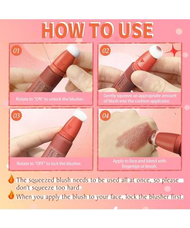 Cheery Liquid Blush Makeup Wand - Cream Blush for Cheeks & Lips - Dewy Finish, Highly Pigmented & Long-Wearing - 104 Cheery - Buy Online on GoSupps.com