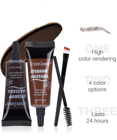 Eyebrow Gel | 24h Long Lasting Tinted Eyebrow Mascara | Eyebrow Styling Liquid Mascara for Salon Home Use Waterproof and Sweat-Proof Frifer 3# - Buy Online on GoSupps.com