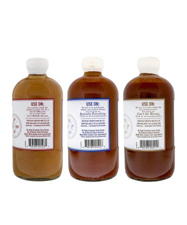 Lillie's Q BBQ Sauce Variety Pack - Gluten-Free Gourmet Set with Carolina, Gold, and Smoky BBQ Sauces (20-21 oz) | 3-Pack - Buy Online on GoSupps.com