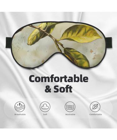 Buy SSIMOO Lemon Fruit Soft Sleep Eye Mask - Breathable Travel Eye Patch for Women - Perfect Relaxation & Comfort - Buy Online on GoSupps.com