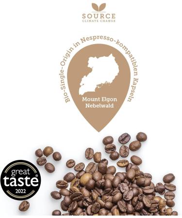  Source Climate Change Source Climate Change Coffee Organic Speciality Uganda Dark Roast Biod gradable Compatible Nespresso 40 capsules 0 5 kg - Buy Online on GoSupps.com