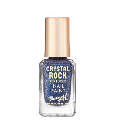 Barry M Crystal Rock Textured Nail Paint In Blue Sapphire 10 ml Blue Sapphire 10 ml