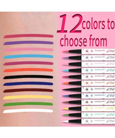 Lot de crayons de couleur imperm ables durables Eye Liner Maquillage Cosm tique Beaut Crayons color s Liner tanche la salet noir - Buy Online on GoSupps.com