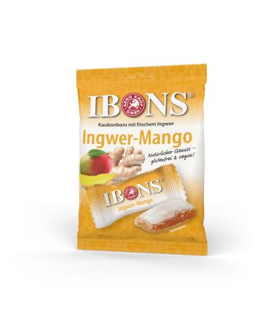 IBONS Chewing Candy 92 g (Ginger-Mango) Ginger-Mango 92 g (1 pack)
