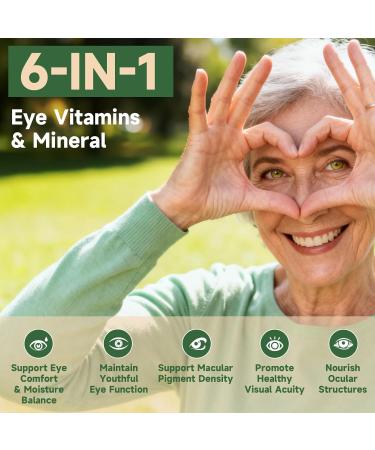 Eye Vitamin and Mineral Supplement Vision Support 90 Capsules with Lutein and Zeaxanthin Vitamin C E Zinc Copper Eye Health Supplements for Adults 2 PCS 90 Count (Pack of 2) - Buy Online on GoSupps.com
