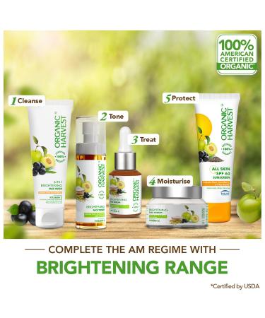 Organic Harvest Sunscreen SPF 60 For All Skin Type | For Women & Men with Blue Light Technology Protects From Harmful UVA & UVB Rays | 100% American Certified Organic Sulphate & Paraben Free - 100gm SPF 60 All Skin Type - Buy Online on GoSupps.com