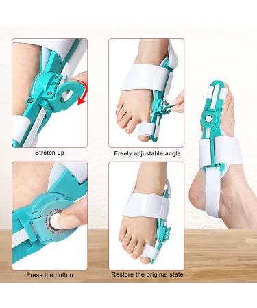 Bunion Toe Straightener with ABS Support and PU Pad for Safe Home Recovery - Green - Buy Online on GoSupps.com
