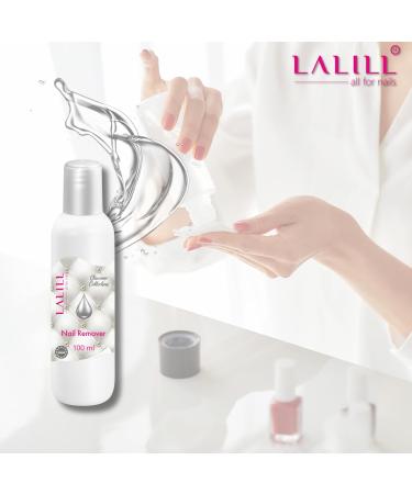  LALILL LALILL Nail Polish Remover 100ml - Acetone-Free Nail Polish Remover - Quick and Easy Nail Polish Removal - Acetone Free - Ideal for Sensitive Nails - Buy Online on GoSupps.com