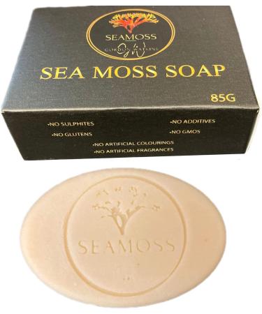 Sea Moss Soap made with wild crafted Sea Moss from Grenada. Vegan | Organic | Handmade | Eco (Sea Moss) - Buy Online on GoSupps.com