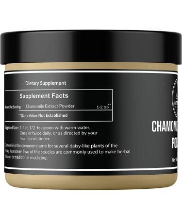 Naturevibe Botanicals Chamomile Extract Powder (3.52oz) - Pure and Natural Relaxation - Buy Online on GoSupps.com
