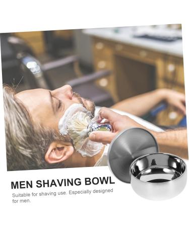 Beavorty Stainless Steel Shaving Bowl for Men - Foam Shell Sandalwood Soap Mustache Razor Brush - Premium Men's Grooming Accessories - Buy Online on GoSupps.com