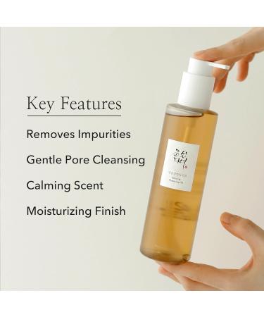 Beauty of Joseon Ginseng Cleansing Oil - Waterproof Makeup Remover for Sensitive & Acne-Prone Skin | Korean Skincare for Men & Women | 210ml - Buy Online on GoSupps.com