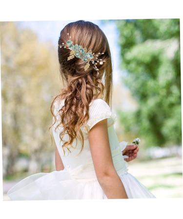 KONTONTY Bridal Hair Comb Hair Accessories for Women Retro Hair Comb Clips Hair Clips Wedding Hair Comb Wedding Combs for Hair for Bride Jewelry Vintage Bridal Hair Jasmine Pearl Mother - Buy Online on GoSupps.com