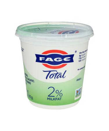 FAGE Total Greek Yogurt, 2% Reduced Fat, Plain, 32 oz