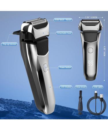 Buy FEZIHEGH Maywiyi Electric Razor for Men - Cordless Rechargeable Electric Shaver | International Shipping - Buy Online on GoSupps.com