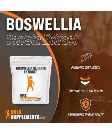 BulkSupplements Boswellia Serrata Extract Powder 500g - Joint Health & Anti-inflammatory Supplement - Frankincense Extract - 1.1lb Pack - Buy Online on GoSupps.com