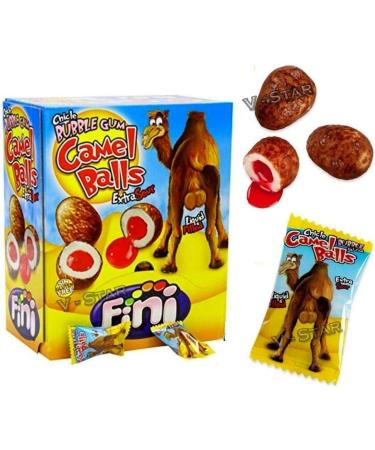 FINI CHICLE Camels Ball Bubblegum Retro Candy - 50 Count - Buy Online on GoSupps.com