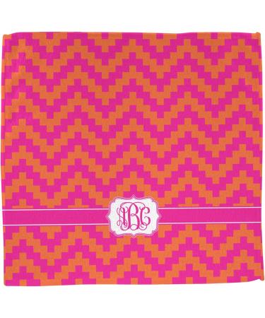 Personalized Pink & Orange Chevron Washcloth | YouCustomizeIt | Customizable Bath Accessories - Buy Online on GoSupps.com