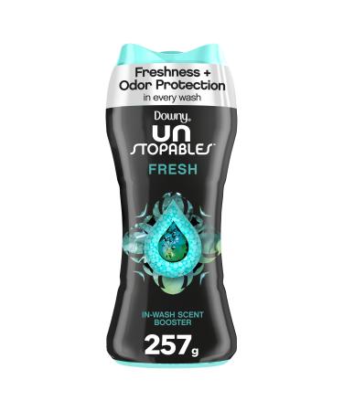 Downy Unstopables In-Wash Laundry Scent Booster Beads Fresh 257 Grams 1 count (Pack of 1) Textile Deodorizer+Booster Beads 257 Grams