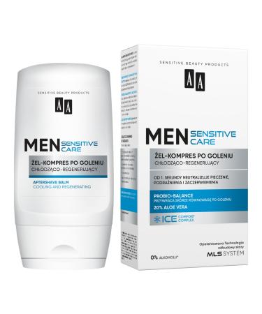 AA Men Sensitive Refreshing and Regenerating Aftershave Gel 100ml