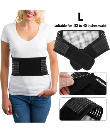Back Support Belt - Self Heating & Soothing Back Brace Made With Breathable Materials & 20 Magnets For Optimal Pain Relief - Unisex Design For Sciatica Herniated Disc Scoliosis Pain & More(L) - Buy Online on GoSupps.com