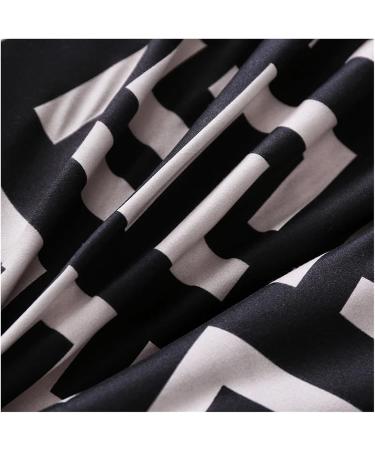 Luxury Black Bedding Set Queen King Full Size Polyester Bed Linen Duvet Cover Set with Pillowcase Soft (1 Twin) - Buy Online on GoSupps.com