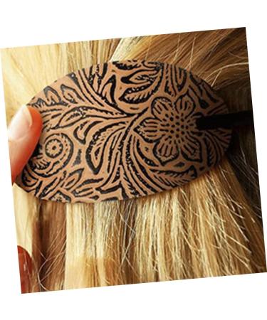 FRCOLOR Womens Hair Clips Hairpin stick ponytail holder barrettes for women bun holder clips for girls clips simple stick Miss Classical leather Hair Stick Pin - Buy Online on GoSupps.com