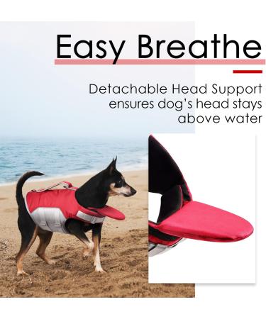 ThinkPet XL Dog Life Jacket - Adjustable Reflective Buoyancy Vest for Safe Water Adventures - Buy Online on GoSupps.com