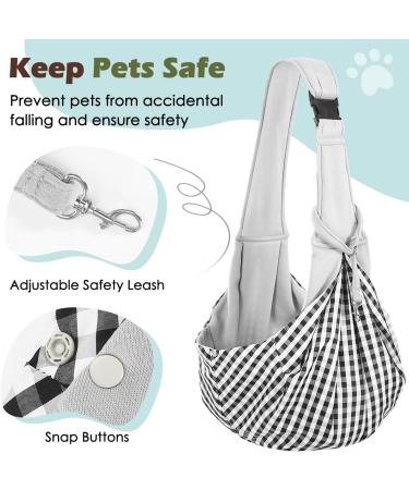 Pawaboo Dog Carrier Bag - Portable Pet Shoulder Bag for Small Dogs & Cats (Up to 12lbs) - Adjustable Strap Travel Friendly - Gray - Buy Online on GoSupps.com