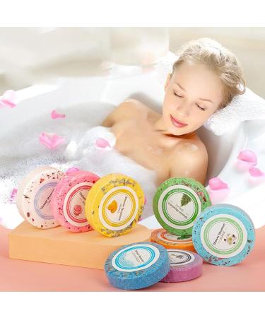 Bath B mbs | 8 Natural Essent al Oils Slimming Bath B mbs | Natural Bath B mbs Set | Bubble Bath B mbs | Cented Ar ma Shower Bath Bombs for Women - Buy Online on GoSupps.com