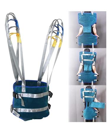 Patient Full Body Lift Sling Patient Lift Toileting Sling Walking Standing Aids for Elderly Standing Walking Aids Divided Leg Sling Aid Rehabilitation Training Equipment (Size : L)