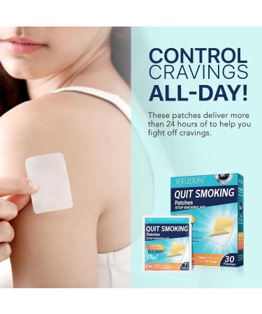 Stop Aid Quit Patch - Step 1 30 Patches (21mg) | Effective Smoking Cessation Aid | Buy Internationally - Buy Online on GoSupps.com