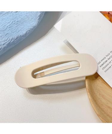 3Pcs Flat Hair Clip Non Slip Strong Hold French Frosted Women Girls Long Thin Thick Duck Billed Clamp Head Back Barrette Hair Light Pink - Buy Online on GoSupps.com