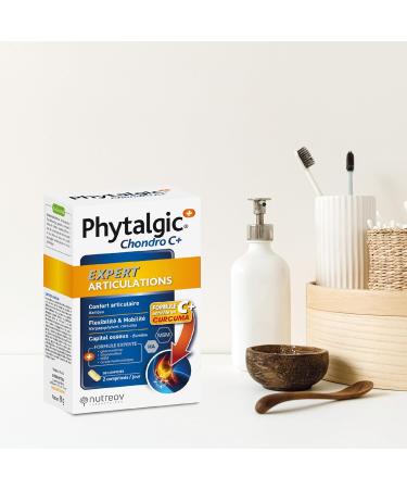 NUTREOV - Phytalgic+ Chondro C+ - Joint Comfort Flexibility and Mobility - Food Supplement with Natural Ingredients - Made in France - 180 Capsules - Buy Online on GoSupps.com
