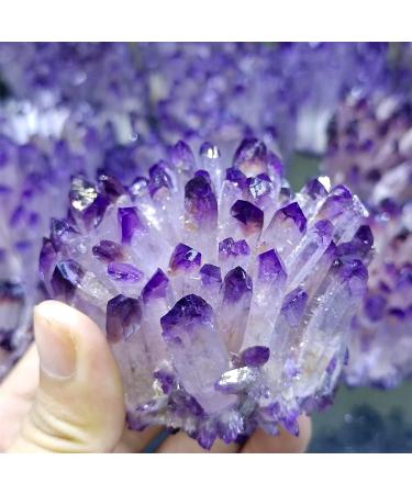 Room Decoration Amethyst Rough Stone 1pc Natural Crystal Cluster Amethyst White Ore Purple Quartz Stone Raw Crystals (Size : 350-400g) - Buy Online on GoSupps.com