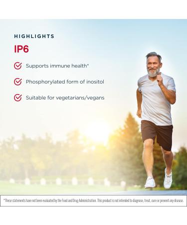 Jarrow Formulas IP6 Inositol Hexaphosphate 500mg 120 Caps - Pack of 2 - Buy Online on GoSupps.com