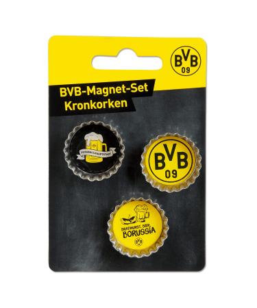 Borussia Dortmund Unisex Adult Magnet Set Bottle Caps Multicoloured One Size - Buy Online on GoSupps.com