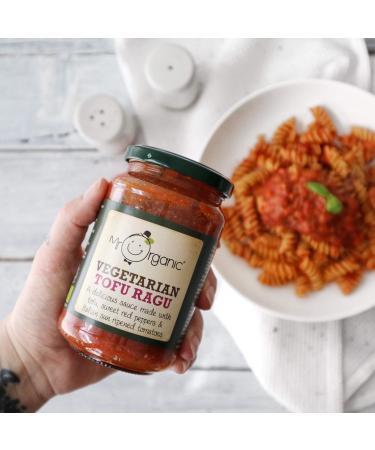 Mr Organic Vegetarian Tofu Ragu 350g - Rich and Flavorful Plant-Based Pasta Sauce - Buy Online on GoSupps.com