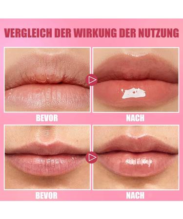 EONFAVE Pink Lip Serum Rosa Essence Lip Oil Hydrating Plumping Lip Gloss Pink Essence lip care lip serum for longlasting hydration and repair - Buy Online on GoSupps.com