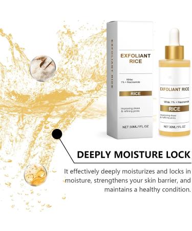 homomdy Black and white rice facial scrub black and white rice peeling serum gentler exfoliation of face and body brightening moisturizing and refining pores rice*1 - Buy Online on GoSupps.com