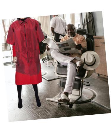 Ipetboom Hairdressing Overalls Grooming Clothes for Women Barber Apron Grooming Clothing Pet Grooming Apron Pet Grooming Work Wear Red Nylon Polyester Uniform Men and Women Modify - Buy Online on GoSupps.com
