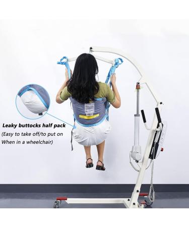 Patient Lift Toileting Sling with Commode Opening Reusable Patient Aid Full Body Sling Transfer Assistance Belt for Elderly Bariatric and Disabled (Size : S) Small - Buy Online on GoSupps.com