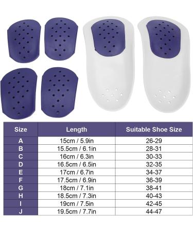 Insoles for Foot Vaults | Unisex Breathable Insert Soles for Kids | Foot Correction Orthotics Fit Every Shoe - Buy Online on GoSupps.com