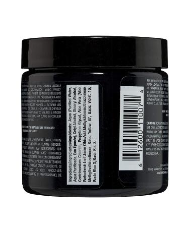 Manic Panic Raven Black Hair Dye - Classic High Voltage (3PK) - Vegan Ammonia Free Semi-Permanent Color for All Hair Types - Cool Black with Blue Undertones - Buy Online on GoSupps.com
