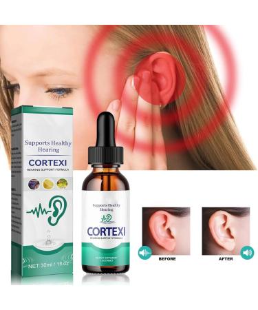 4Pcs Cortexi Ear Drops | 30ml Cortexi Hearing Support Drops | Cortexi Ear Drops | Official Formula | Cortexi Drops | Cortexi Reviews | for Ear Health | Hearing Support | Healthy Eardrum - Buy Online on GoSupps.com